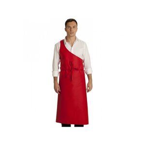 Talbot Tablier de boucher Parisien rouge 100% coton