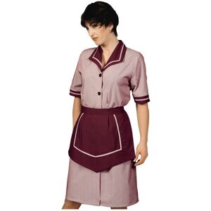 ISACCO Blouse Femme De Chambre Et Tablier Bordeaux Amalfi