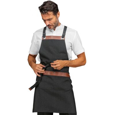 Isacco Tablier Milford Zafferano avec poche centrale 100% polyester - Publicité Isacco Tablier Milford Zafferano avec poche centrale 100% polyester - Publicité