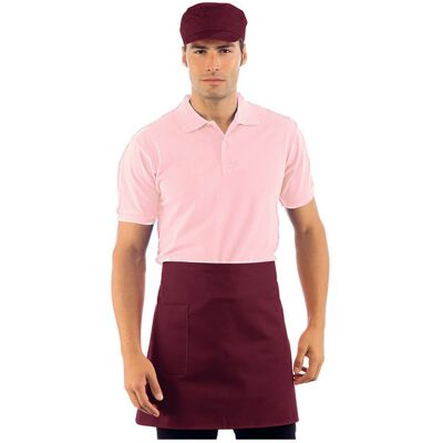 Isacco Tablier de cuisine Taille Cm 70x46 avec Poches Bordeaux - Publicité Isacco Tablier de cuisine Taille Cm 70x46 avec Poches Bordeaux - Publicité