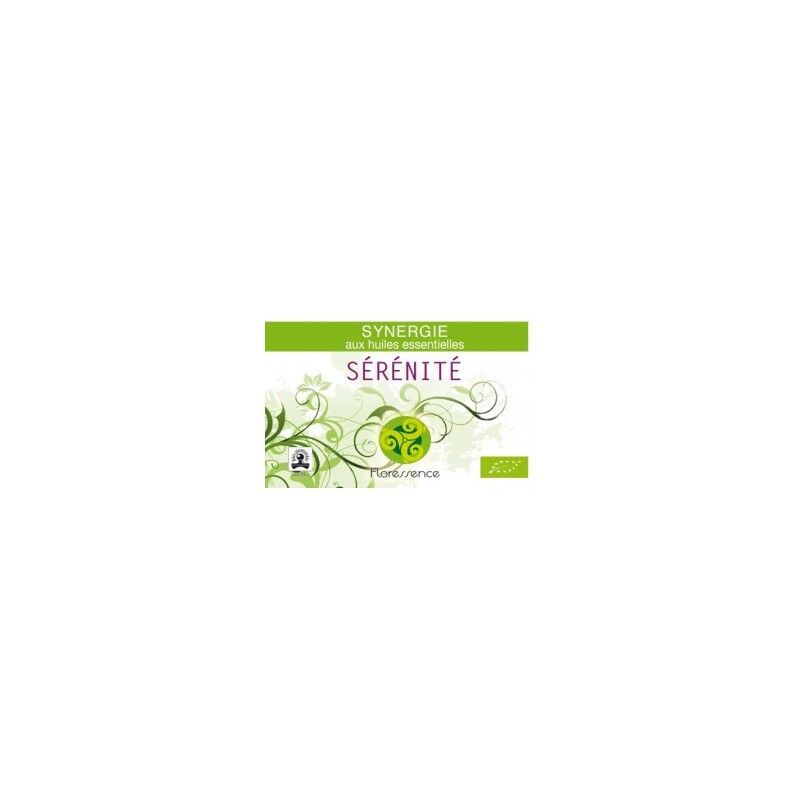 Floressence Synergies Synergie huiles essentielles sérénité soulage les angoisses 100% pure, naturelle et bio