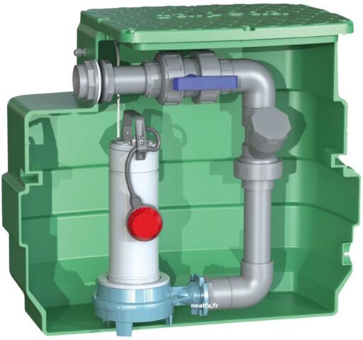 CALPEDA Station Pompe Relevage CAL230-GQGM Broyeuse Eaux WC CALPEDA Station Pompe Relevage CAL230-GQGM Broyeuse Eaux WC