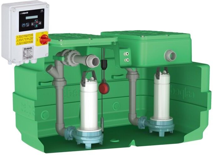 CALPEDA Station pompe Relevage CAL500-2GQSM Double Vortex CALPEDA Station pompe Relevage CAL500-2GQSM Double Vortex