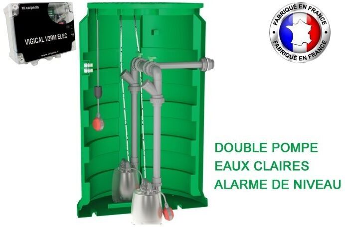 CALPEDA Station pompe Relevage CALIFOSSE-2GXRM Eaux Claires CALPEDA Station pompe Relevage CALIFOSSE-2GXRM Eaux Claires