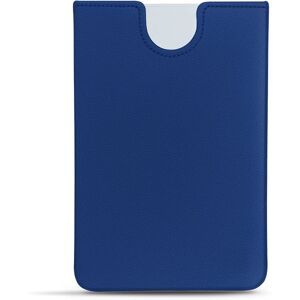 Noreve Pochette cuir Microsoft Surface Duo avec bumper Évolution Bleu Ocean PU