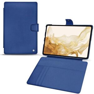 Noreve Housse cuir Samsung Galaxy Tab S8 Perpetuelle Bleu ocean