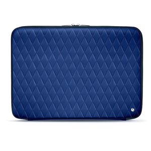 Noreve Housse cuir pour ordinateur portable 15'/16' Perpetuelle Couture Bleu ocean - Couture