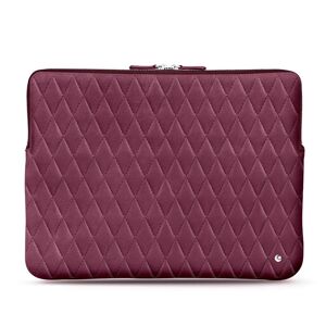 Noreve Housse cuir pour Macbook Pro 15' Exception Couture Prune vintage - Couture