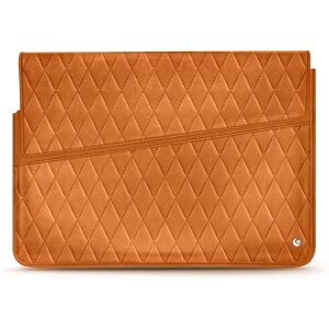 Noreve Housse cuir pour ordinateur portable 15' Exception Couture Mandarine vintage - Couture