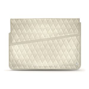 Noreve Housse cuir pour ordinateur portable 15' Tentation Tropezienne Couture Blanc escumo - Couture