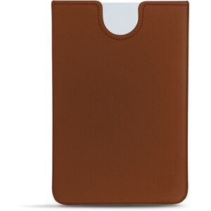 Noreve Pochette cuir Microsoft Surface Duo avec bumper Évolution Marron PU