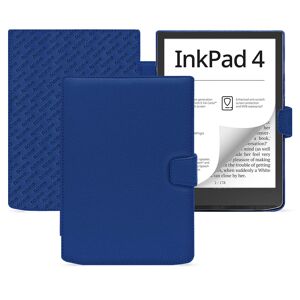 Noreve Housse cuir PocketBook InkPad 4 Évolution Bleu Océan PU