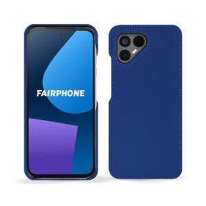 Noreve Coque cuir Fairphone 5 Perpétuelle Bleu océan