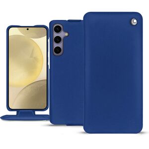 Noreve Housse cuir Samsung Galaxy S24+ Perpétuelle Bleu océan