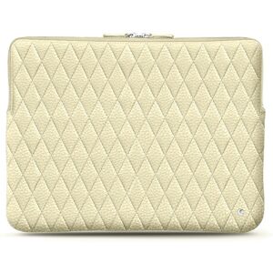 Noreve Housse cuir pour Macbook Pro 15' Ambition Couture Ivoire - Couture