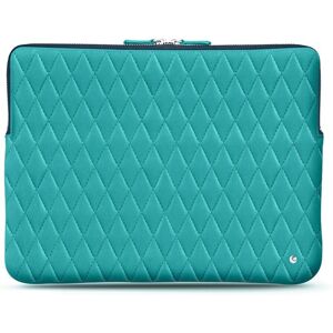 Noreve Housse cuir pour Macbook Pro 15' Pulsion Couture Bleu fluo - Couture