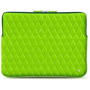 Noreve Housse cuir pour Macbook Pro 15' Pulsion Couture Vert fluo - Couture