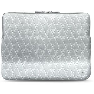 Noreve Housse cuir pour Macbook Pro 15' Illumination Couture Platinium - Couture