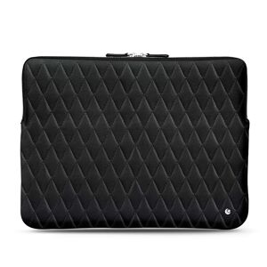 Noreve Housse cuir pour Macbook Pro 15' Tentation Tropézienne Couture Negre poudro - Couture