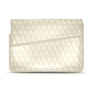 Noreve Housse cuir pour ordinateur portable 15' Perpétuelle Couture Blanc - Couture
