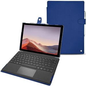 Noreve Housse cuir Microsoft Surface Pro 7 Perpétuelle Bleu océan