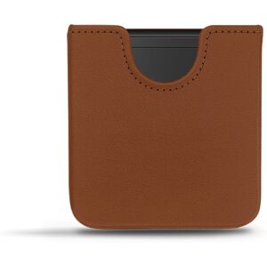 Noreve Pochette cuir Samsung Galaxy Z Flip Évolution Marron PU