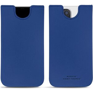 Noreve Pochette cuir Apple iPhone 12 Pro Évolution Bleu Ocean PU