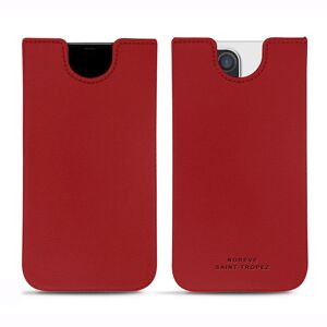 Noreve Pochette cuir Apple iPhone 14 Pro Évolution Rouge PU