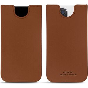 Noreve Pochette cuir Apple iPhone 14 Pro Max Évolution Marron PU