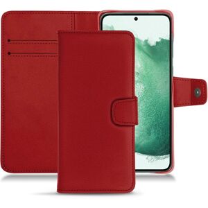 Noreve Housse cuir Samsung Galaxy S22+ Évolution Rouge PU