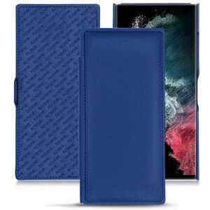 Noreve Housse cuir Samsung Galaxy S22 Ultra Évolution Bleu Océan PU