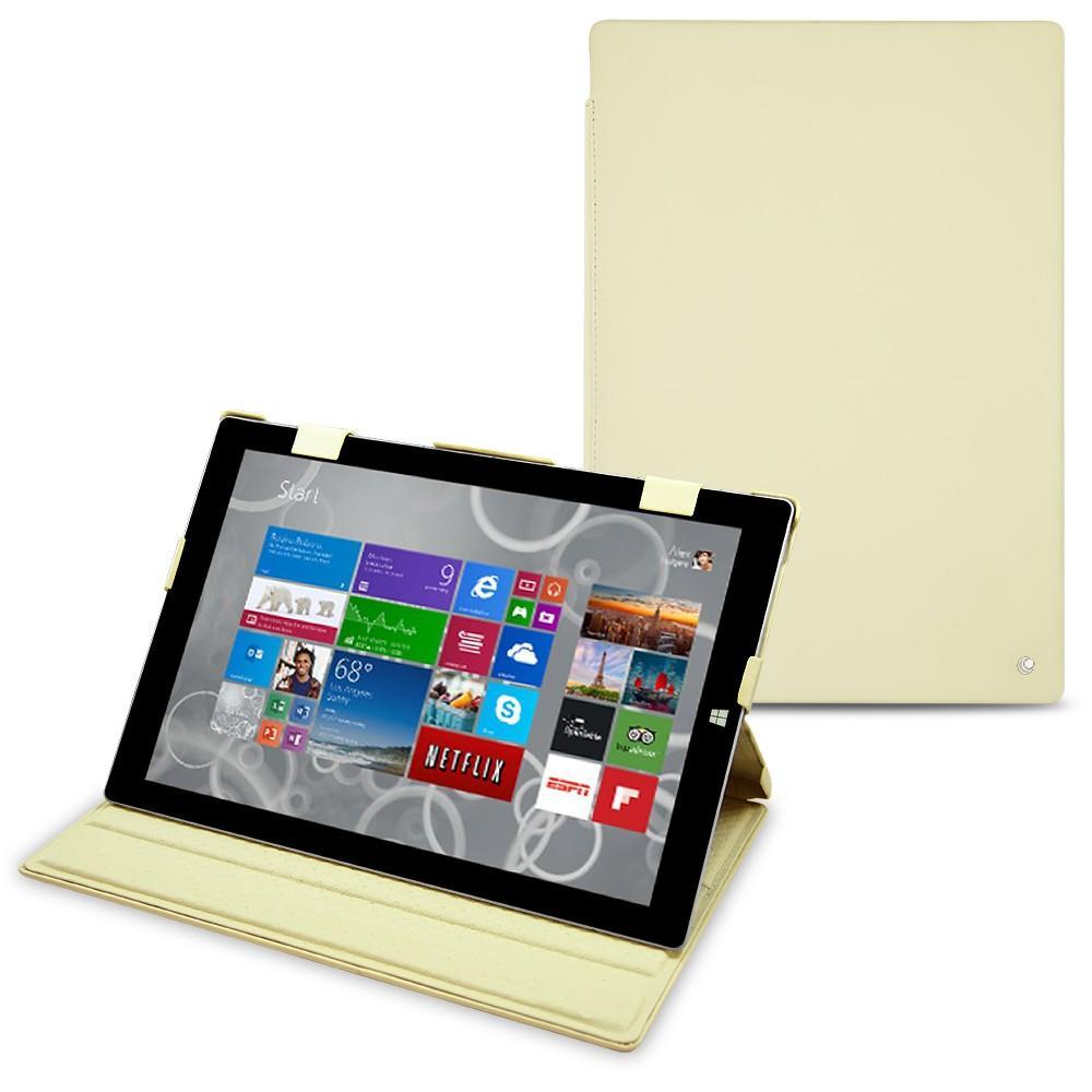 Noreve Housse cuir Microsoft Surface Pro 3  Perpétuelle Beige