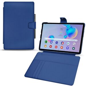 Noreve Housse cuir Samsung Galaxy Tab S6 Lite Évolution Bleu Ocean PU