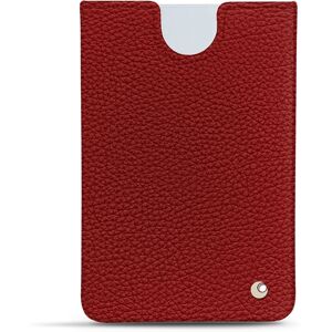 Noreve Pochette cuir Microsoft Surface Duo avec bumper Ambition Tomate