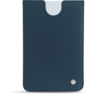 Noreve Pochette cuir Microsoft Surface Duo avec bumper Ambition Indigo