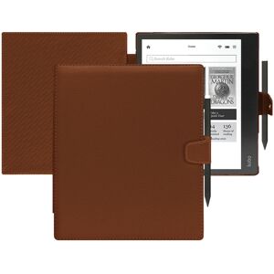 Noreve Housse cuir Kobo Elipsa 2E Évolution Marron PU