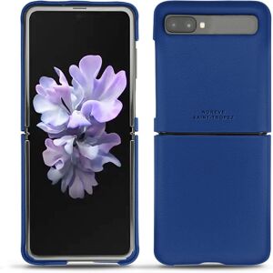 Noreve Coque cuir Samsung Galaxy Z Flip Évolution Bleu Ocean PU