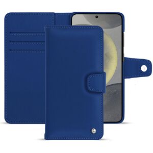 Noreve Étui portefeuille cuir Samsung Galaxy S24 Perpetuelle Bleu ocean