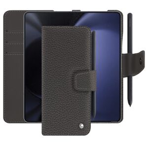 Noreve Étui portefeuille cuir Samsung Galaxy Z Fold5 Ambition Anthracite