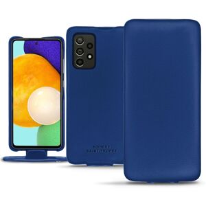 Noreve Housse cuir Samsung Galaxy A52 Évolution Bleu Océan PU