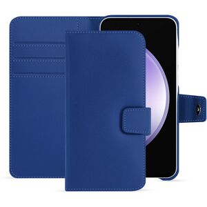 Noreve Housse cuir Samsung Galaxy S23 FE Évolution Bleu Océan PU