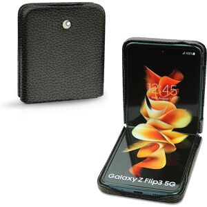 Noreve Coque cuir Samsung Galaxy Z Flip3 Ambition Ebène