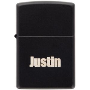 Ocadeau Briquet zippo noir gravé