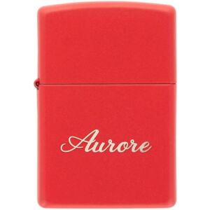 Ocadeau Briquet zippo rouge gravé