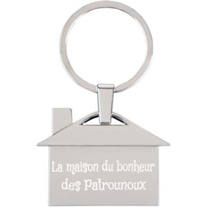 Ocadeau Porte clef maison gravé