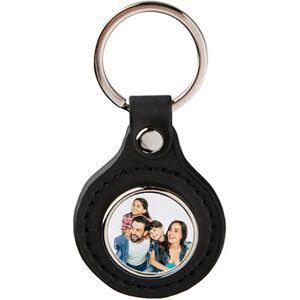 Ocadeau Porte clef cuir rond photo