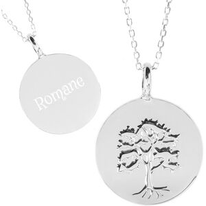 Ocadeau Collier arbre de vie relief argent