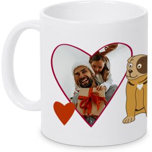 Ocadeau Tasse theme chien et coeur