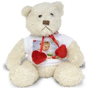 Ocadeau Ours en peluche blanc love