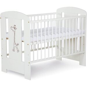 petitechambre.fr Lit bebe Girafe 120x60   Blanc   Melamine